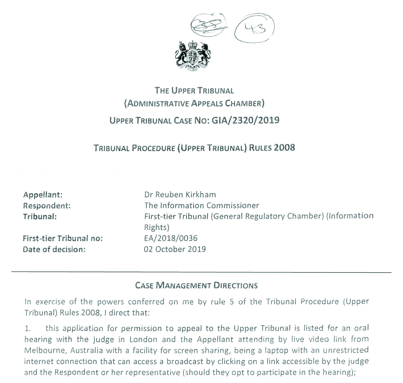 First Tier Tribunal Decisions Upper Tribunal Immigration And