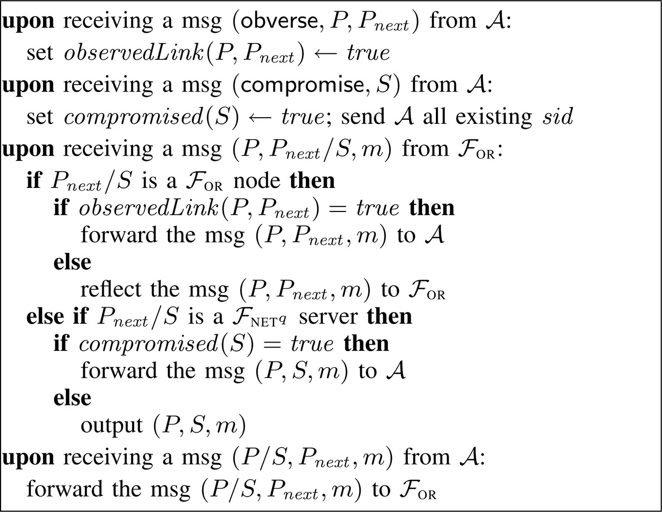 Graphic: The Network Functionality ${\cal F}_{{\rm NET}^{q}}$