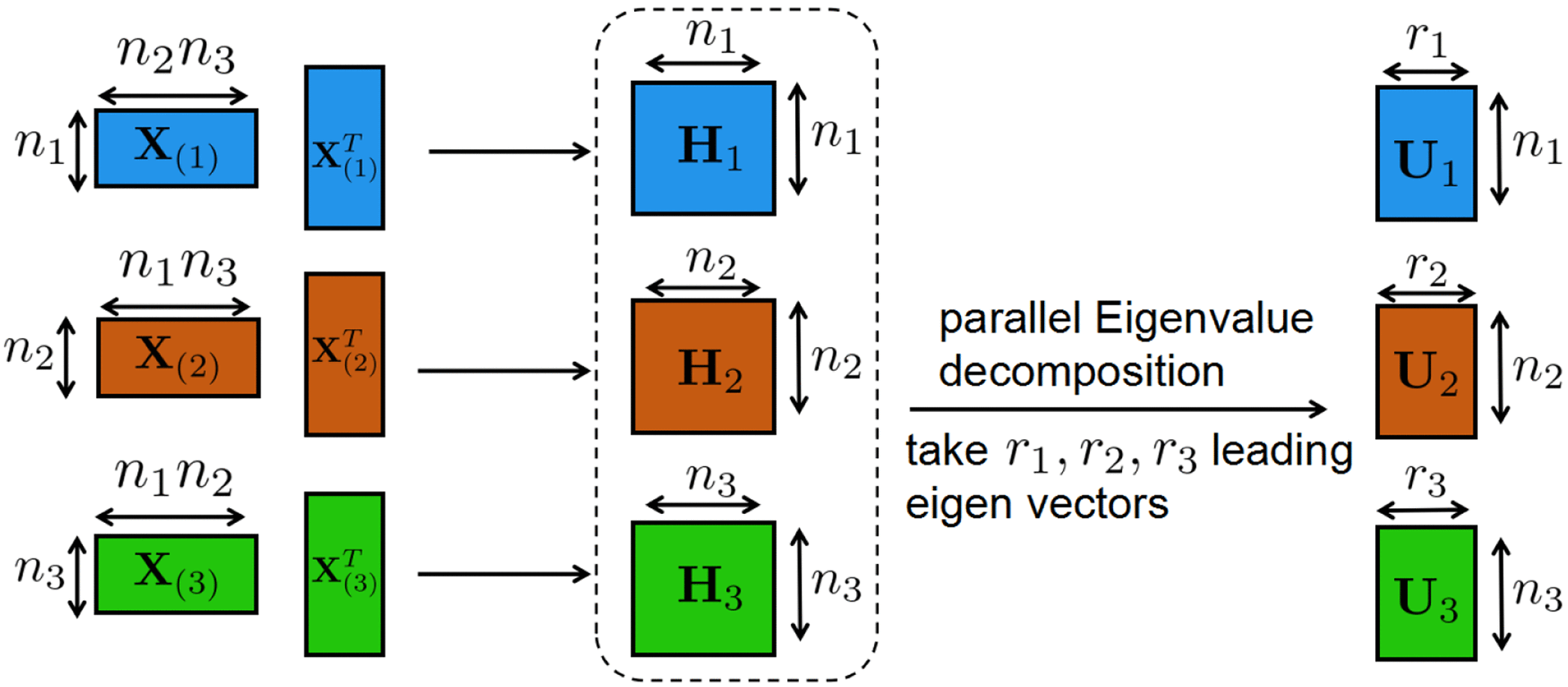 High Performance Hierarchical Tucker Tensor Learning Using GPU Tensor Cores